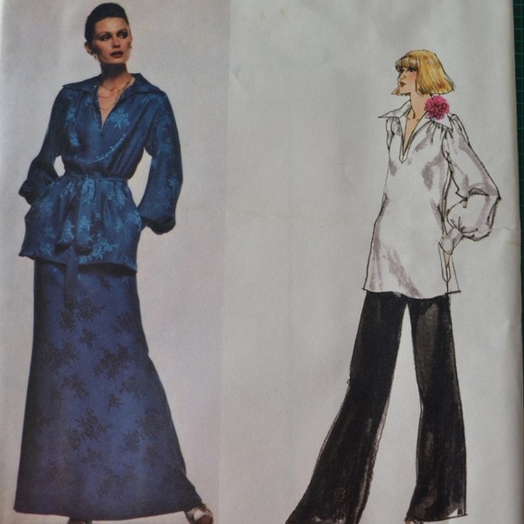 Yves Saint Laurent Vogue Sewing Pattern Size 14 - Picture 2 of 4